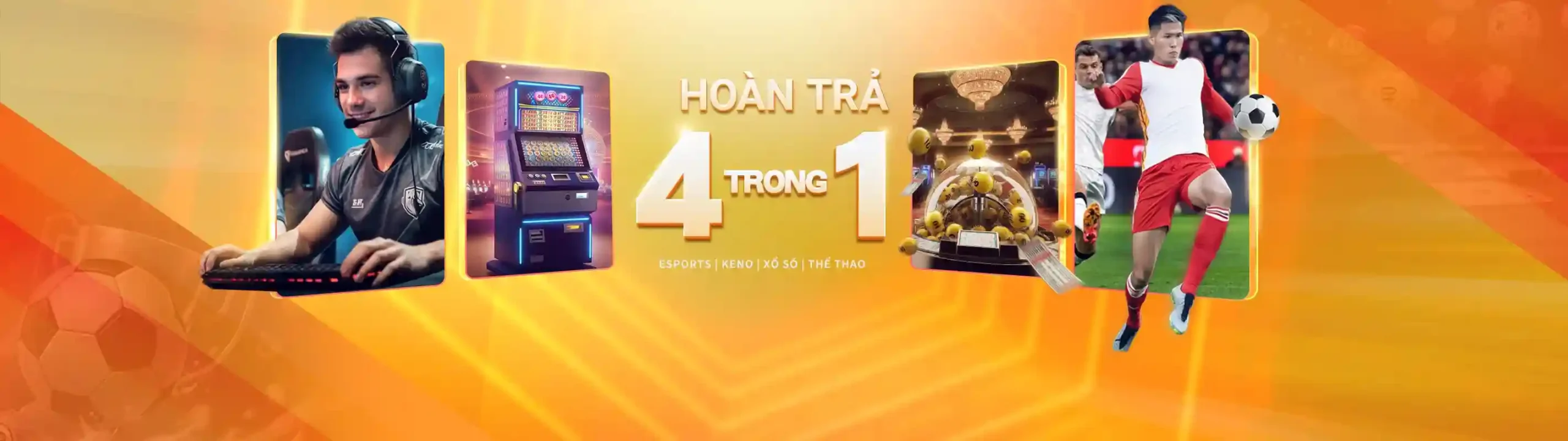 Hoàn Trả 4 Trong 1: eSports, Keno, Xổ Số và Thể Thao 188BET Trên Di Động!
